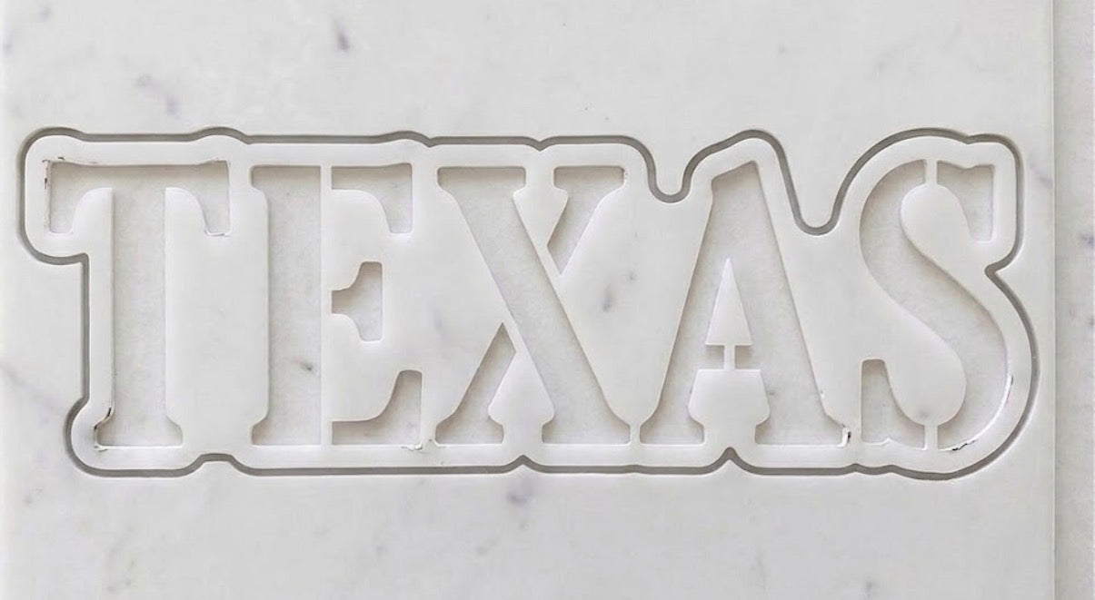Texas (Your State) Resin Bound Stencil W x H