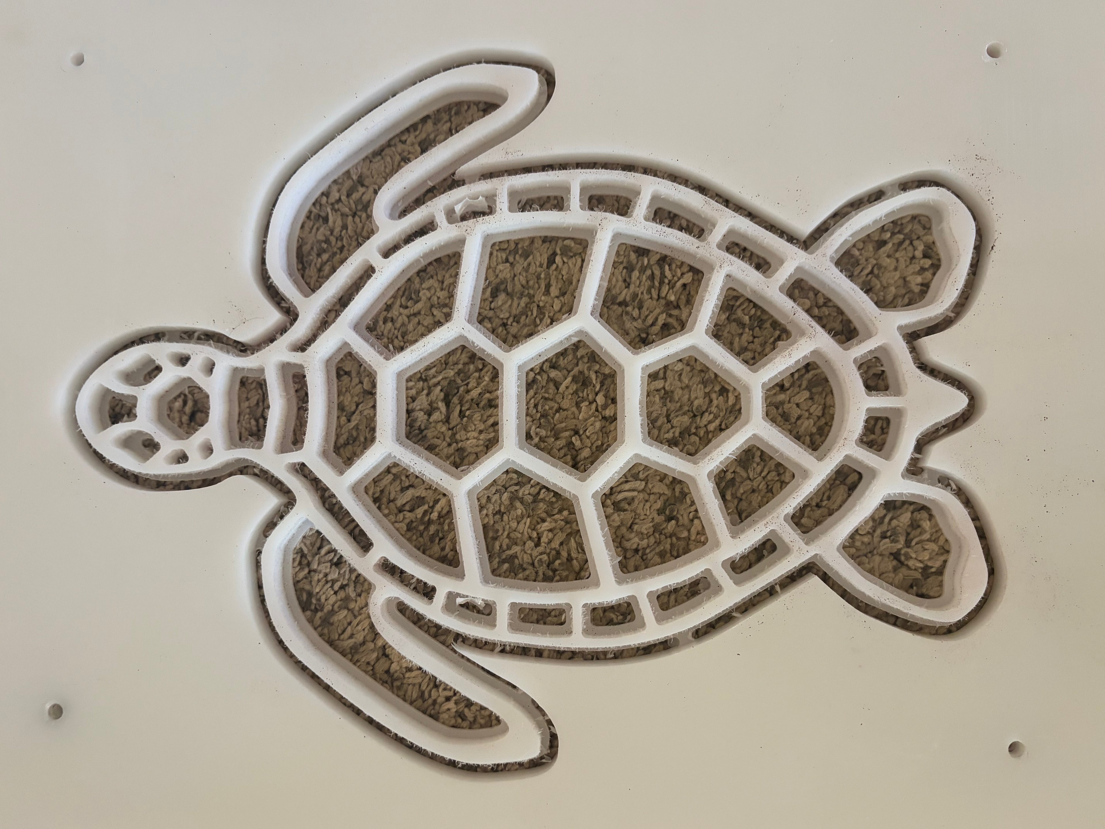 Sea Turtle Resin Bound Stencil 18”x14”