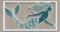 Mermaid Resin Bound Stencil 14"x28"